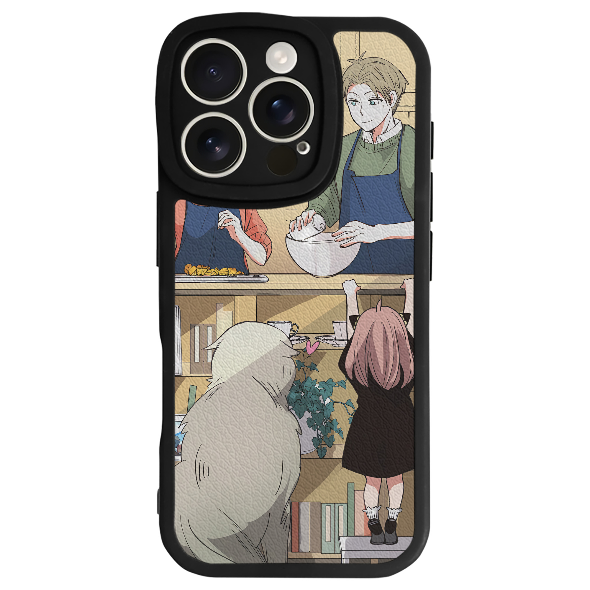（画像用） SPY×FAMILY间谍家家酒 【iPhone 16シリーズ対応】シリコンスマホケース（レザー調） 材質：シリコン